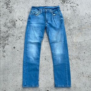Levi's 514 Blue Straight Jeans with Classic Indigo Finish